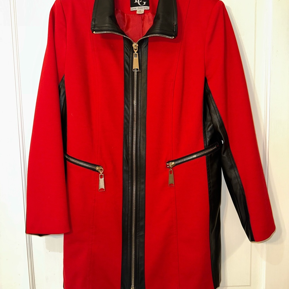 Red and Black Women's Jacket